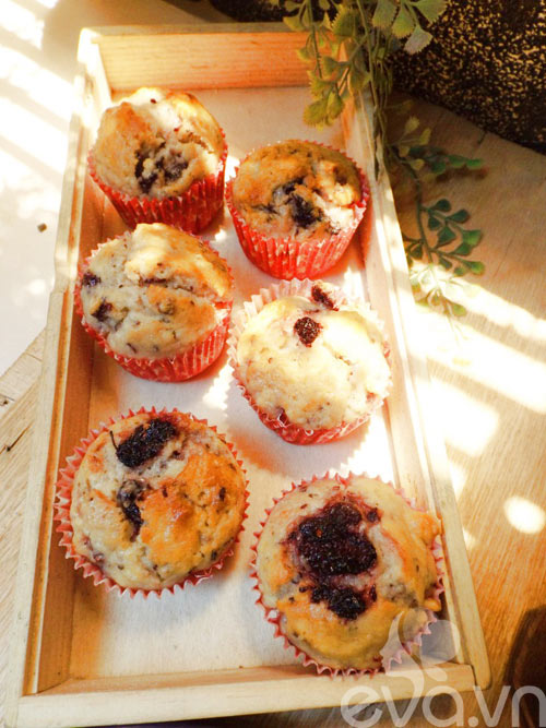 Bánh muffin dâu tằm đầy hấp dẫn - 13