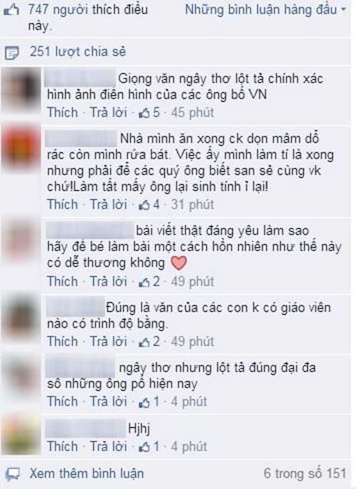 Văn tả bố lười, các mẹ quot;tấm tắcquot; - 2