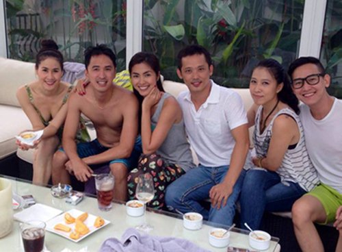 Ảnh khoe body hiếm hoi của chồng Hà Tăng, Hà Hồ - 1