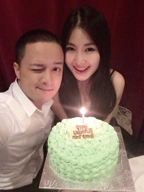 HươngTràm sexy đón sinh nhật bên Cao Thái Sơn - 1