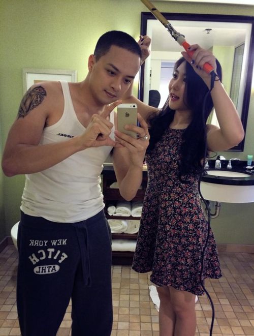 HươngTràm sexy đón sinh nhật bên Cao Thái Sơn - 9