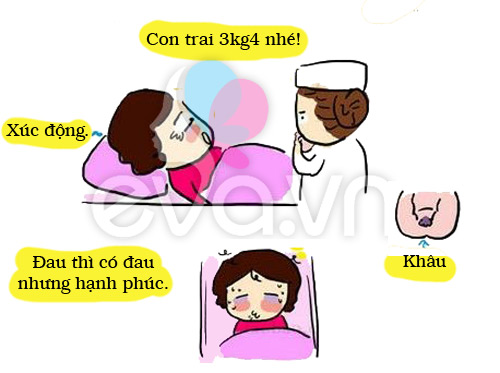 quot;Đẻ thường à, chỉ hơi đau thôi!quot; - 13
