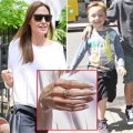 Làng sao - Bé Knox tự thiết kế nhẫn cho Angelina Jolie