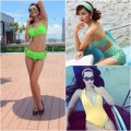 Thời trang - Hè 2014: Sao Việt nô nức diện bikini màu chóe