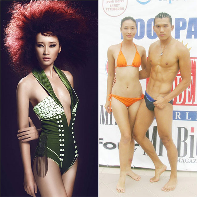 Những chân dài của Vietnam's Next Top Model sở hữu vòng 1 khiêm tốn nhưng không hề ngại ngần khoe dáng.
