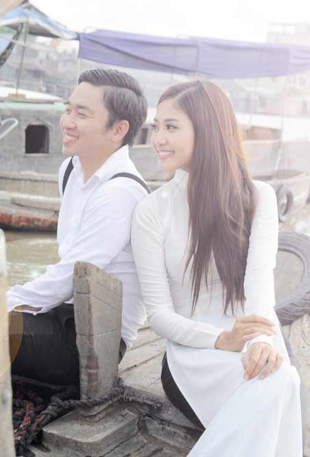 Ảnh cưới bên sông nước của Ninh Hoàng Ngân - 1
