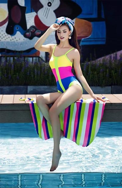 Hồng Quế “đốt cháy” mùa hè với bikini rực rỡ - 9