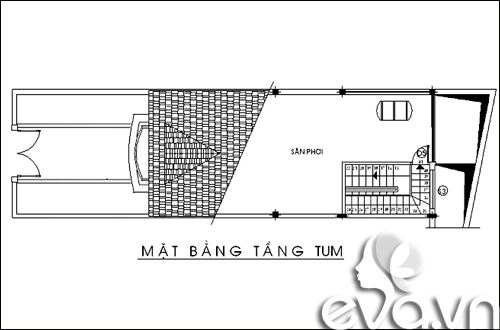 Xây 90m2 nhà Hà Nội xanh mát, hiện đại - 3