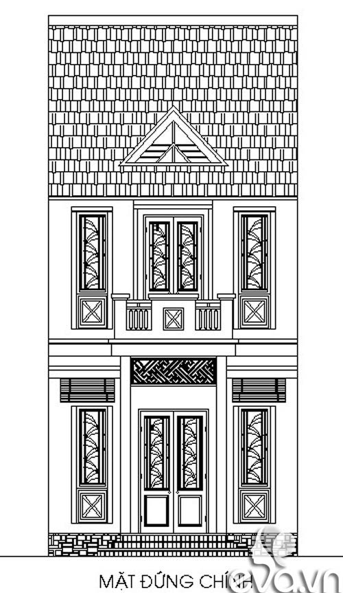 Xây 90m2 nhà Hà Nội xanh mát, hiện đại - 5