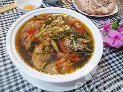Giản dị với canh cua rau rút - 10