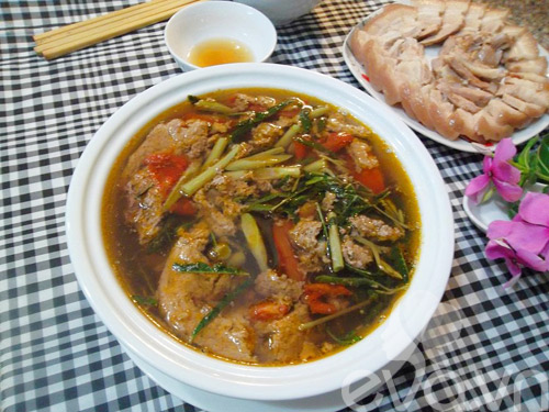 Giản dị với canh cua rau rút - 9