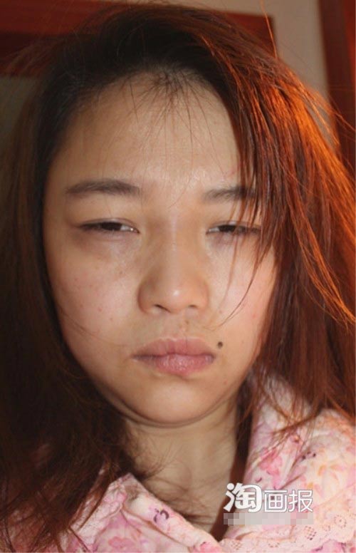 Cô gái xấu thành xinh sau 5 phút make-up - 1