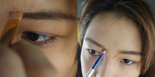 Cô gái xấu thành xinh sau 5 phút make-up - 4