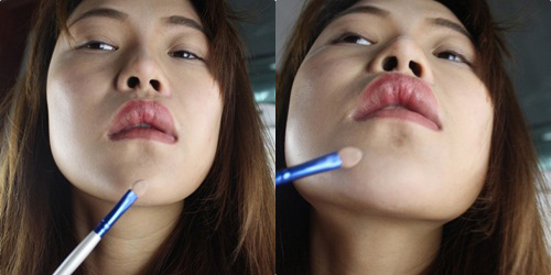 Cô gái xấu thành xinh sau 5 phút make-up - 7