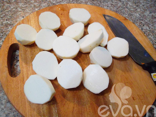 Canh cua khoai sọ rau rút cuối tuần - 3