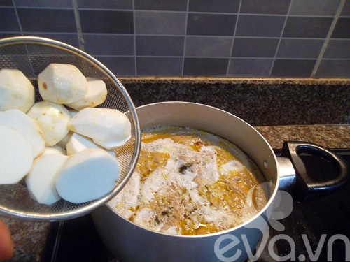 Canh cua khoai sọ rau rút cuối tuần - 6