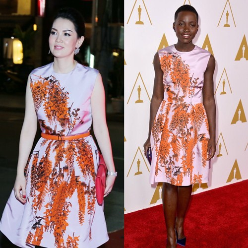 Diễn viên Kim Thoa đụng váy hiệu với Lupita Nyong’o - 5