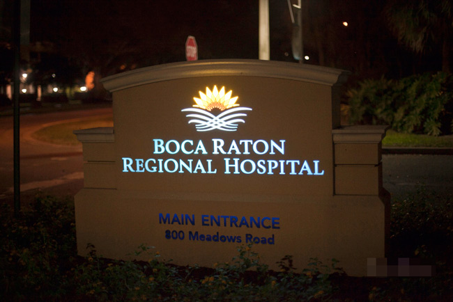 Bệnh viện Boca nơi mẹ Barbara sẽ sinh mổ để đón con gái thứ 2 chào đời.

