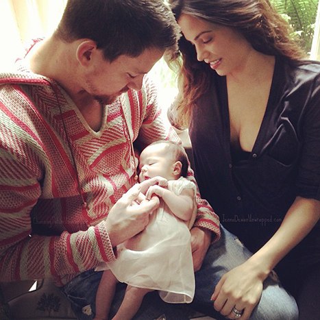 Channing Tatum khóc khi chứng kiến vợ đau đẻ - 1