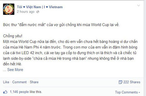 Quy định cấm vợ mùa World Cup - 1