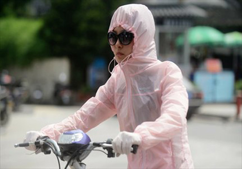 Soi thời trang chống nắng của phụ nữ Châu Á - 5