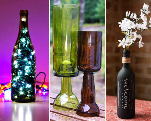 10 cách #039;hay ho#039; tận dụng vỏ chai thủy tinh - 1