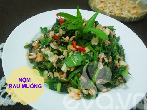 Thực đơn: Bò xào lá lốt, nộm rau muống - 3