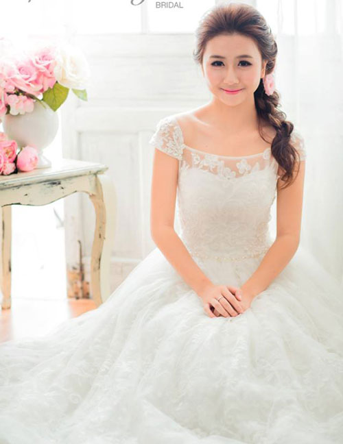 3 kiểu tóc đẹp - ấn tượng cho cô dâu mùa hè - 14