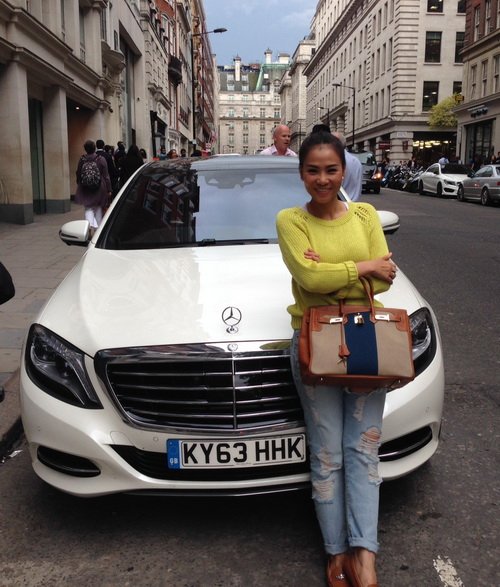 Thu Minh đi siêu xe 4,6 tỷ ở London - 9