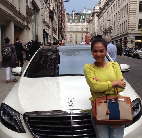 Thu Minh đi siêu xe 4,6 tỷ ở London - 8
