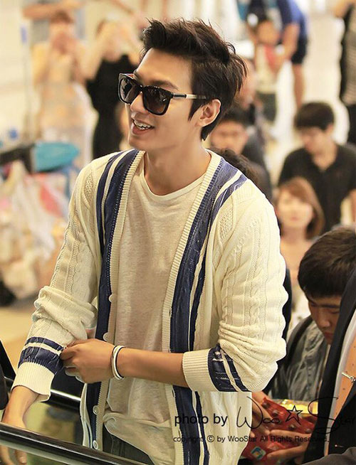 Lee Min Ho điển trai, rạng rỡ ở sân bay - 5