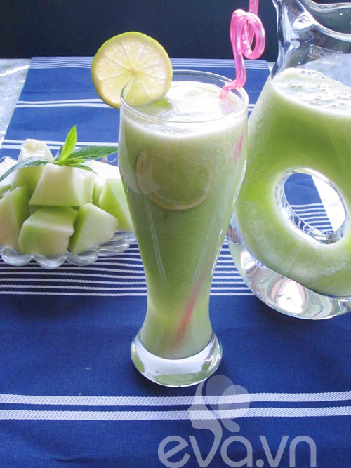 Tự tay làm sinh tố dưa xanh thanh mát - 5