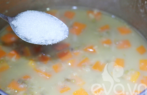 Cháo đậu xanh bí đỏ đầy bổ dưỡng - 6