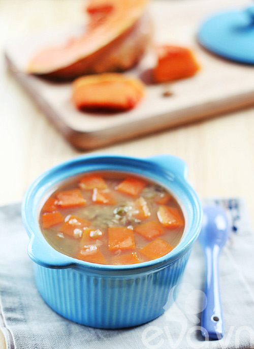 Cháo đậu xanh bí đỏ đầy bổ dưỡng - 7