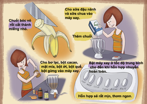 Thưởng thức sinh tố chuối, chocolate ngon mê - 2