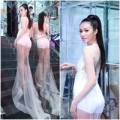 Làng sao - Khánh My sexy khoe chân dài thẳng tắp