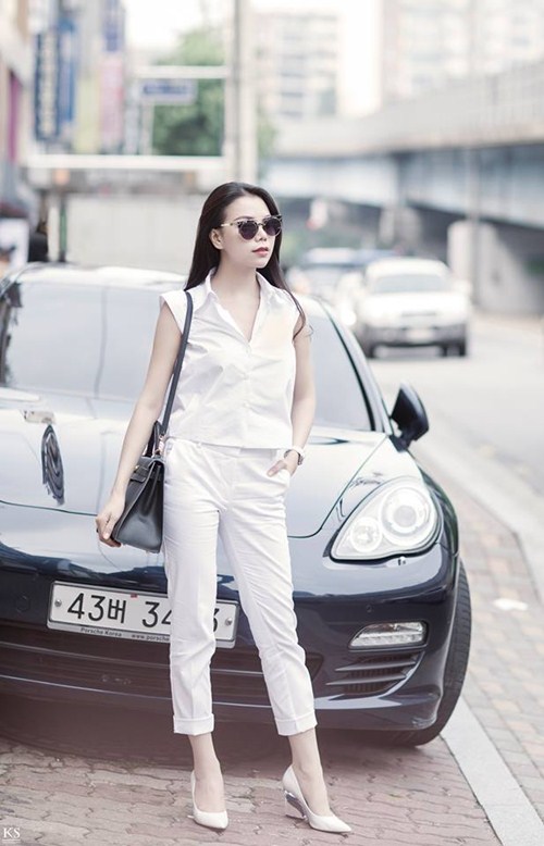 Tuần qua: Hà Tăng cá tính với thời trang công sở - 4