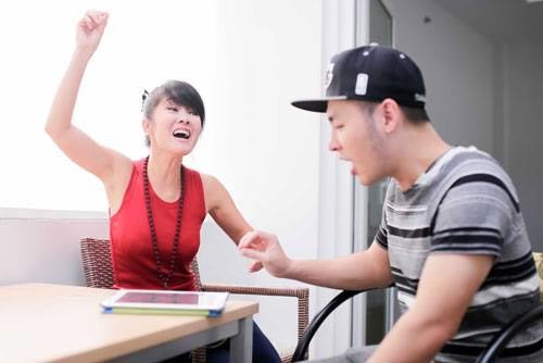 Hồng Nhung đưa hai con song sinh đi tập hát - 7