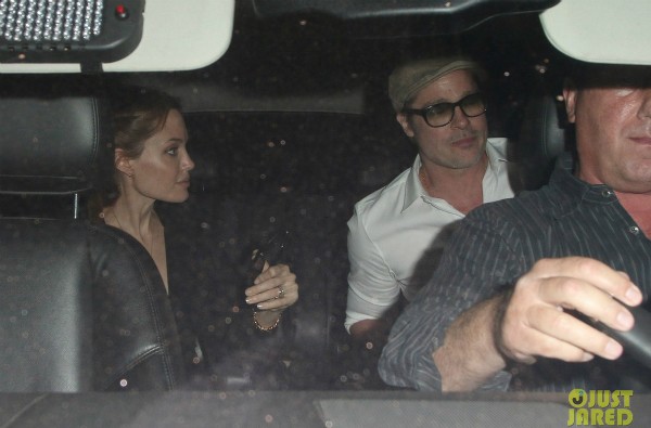 Angelina Jolie lạnh nhạt đi ăn cùng Brad Pitt - 5