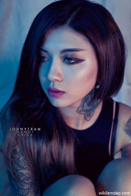 Đầu mùa, Sao Việt mê mệt tóc màu tím - 15