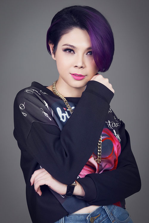 Đầu mùa, Sao Việt mê mệt tóc màu tím - 11