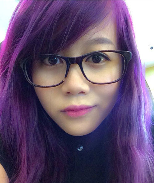 Đầu mùa, Sao Việt mê mệt tóc màu tím - 13