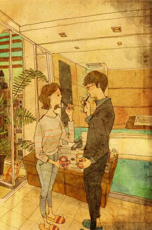 Bộ tranh đáng yêu về cuộc sống vợ chồng hạnh phúc - 10