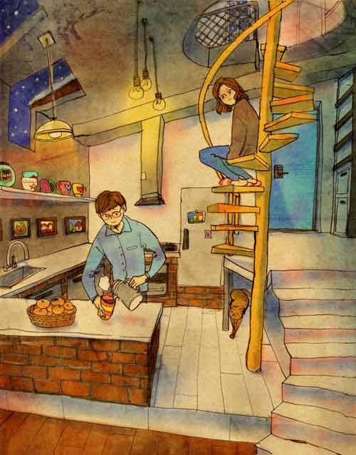 Bộ tranh đáng yêu về cuộc sống vợ chồng hạnh phúc - 13
