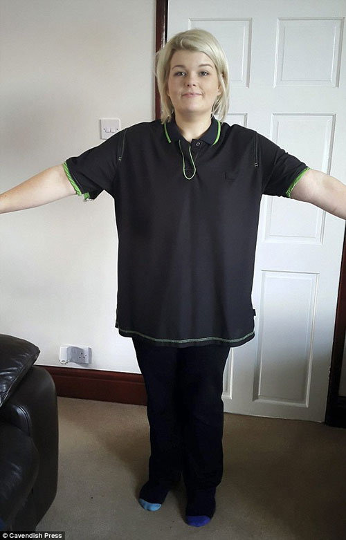 Cô gái giảm 45kg nhờ từ bỏ thói quen xấu - 5