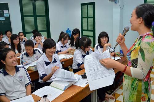 Khảo sát tiếng Anh vào Trường Trần Đại Nghĩa gồm 2 phần - 1