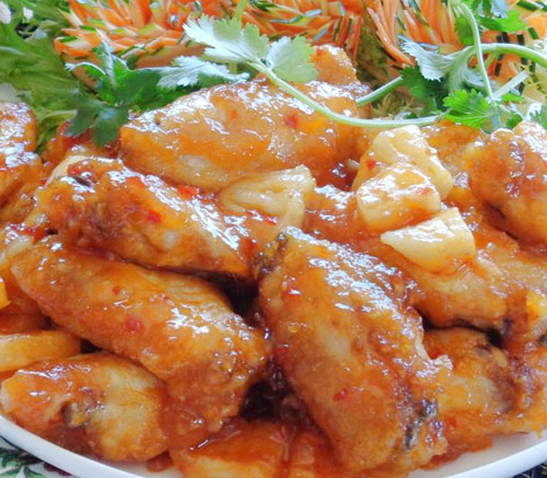 Ngon miệng với cánh gà xào dứa - 7