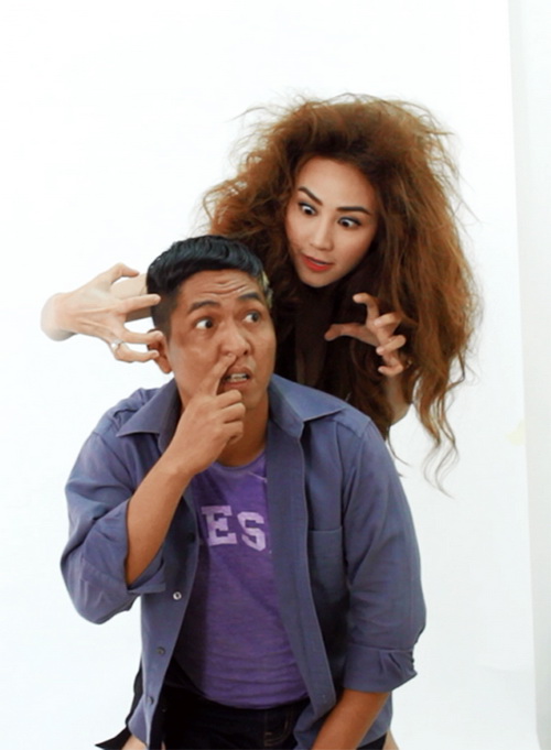 Ngân Khánh quot;nhắng nhítquot; chụp ảnh với Đức Thịnh - 11