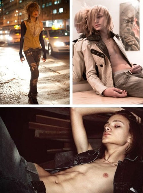 Kỳ lạ người mẫu có mặt là nữ, thân hình là nam - 11