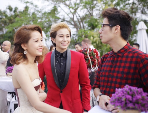 Chi Pu được quot;người yêu tin đồnquot; Gil Lê tháp tùng đi tiệc - 4